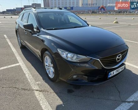 Черный Мазда 6, объемом двигателя 2.19 л и пробегом 234 тыс. км за 11000 $, фото 1 на Automoto.ua