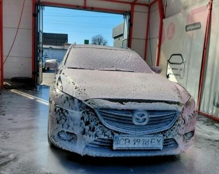 Черный Мазда 6, объемом двигателя 2.19 л и пробегом 229 тыс. км за 9300 $, фото 1 на Automoto.ua