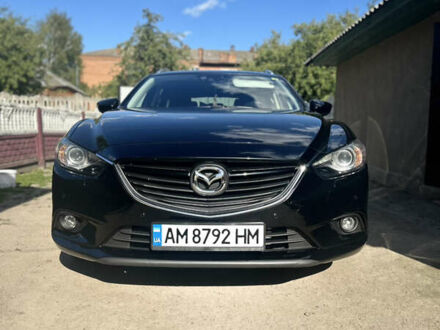 Черный Мазда 6, объемом двигателя 2.18 л и пробегом 230 тыс. км за 11000 $, фото 1 на Automoto.ua