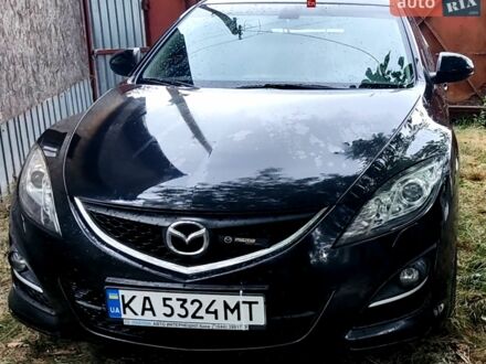 Черный Мазда 6, объемом двигателя 1.8 л и пробегом 228 тыс. км за 7400 $, фото 1 на Automoto.ua