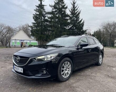 Черный Мазда 6, объемом двигателя 2.18 л и пробегом 240 тыс. км за 9500 $, фото 1 на Automoto.ua