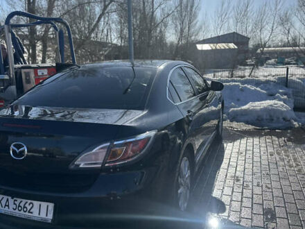 Черный Мазда 6, объемом двигателя 2 л и пробегом 133 тыс. км за 9800 $, фото 1 на Automoto.ua