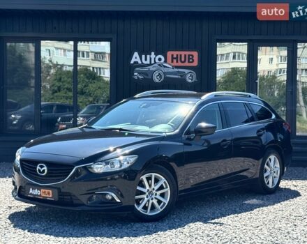 Черный Мазда 6, объемом двигателя 2.19 л и пробегом 205 тыс. км за 12300 $, фото 1 на Automoto.ua