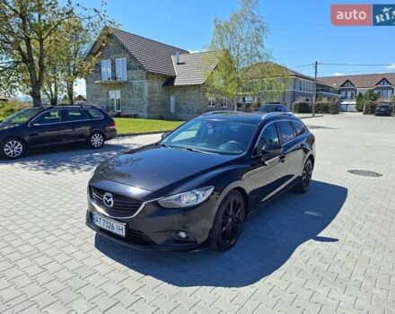 Черный Мазда 6, объемом двигателя 2.2 л и пробегом 223 тыс. км за 9500 $, фото 1 на Automoto.ua