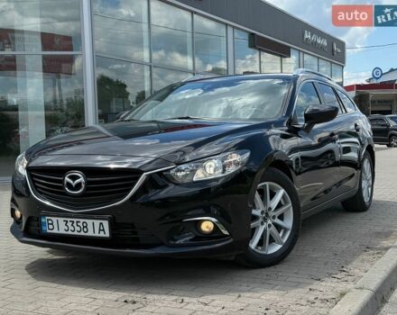 Черный Мазда 6, объемом двигателя 2.18 л и пробегом 201 тыс. км за 11500 $, фото 1 на Automoto.ua