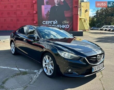 Черный Мазда 6, объемом двигателя 2.49 л и пробегом 215 тыс. км за 12200 $, фото 1 на Automoto.ua