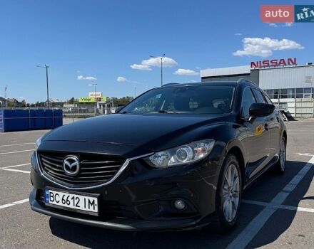 Черный Мазда 6, объемом двигателя 2.19 л и пробегом 270 тыс. км за 10500 $, фото 1 на Automoto.ua