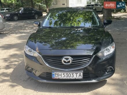 Черный Мазда 6, объемом двигателя 2 л и пробегом 250 тыс. км за 11500 $, фото 1 на Automoto.ua