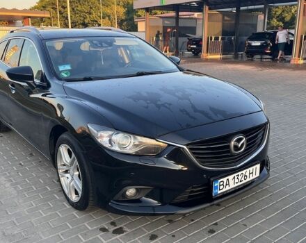 Черный Мазда 6, объемом двигателя 2.2 л и пробегом 300 тыс. км за 10607 $, фото 1 на Automoto.ua