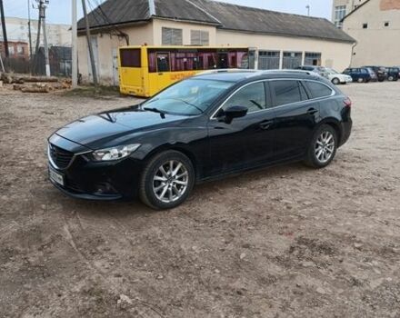 Черный Мазда 6, объемом двигателя 2.19 л и пробегом 250 тыс. км за 11500 $, фото 1 на Automoto.ua