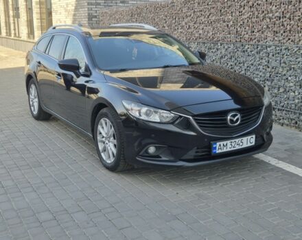 Черный Мазда 6, объемом двигателя 2.2 л и пробегом 262 тыс. км за 9800 $, фото 1 на Automoto.ua