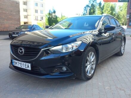 Черный Мазда 6, объемом двигателя 2.18 л и пробегом 270 тыс. км за 10500 $, фото 1 на Automoto.ua