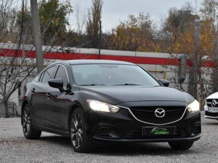 Черный Мазда 6, объемом двигателя 2.5 л и пробегом 182 тыс. км за 12999 $, фото 1 на Automoto.ua