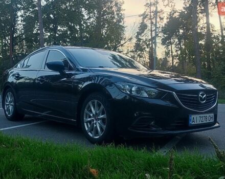 Черный Мазда 6, объемом двигателя 2.49 л и пробегом 223 тыс. км за 11500 $, фото 1 на Automoto.ua