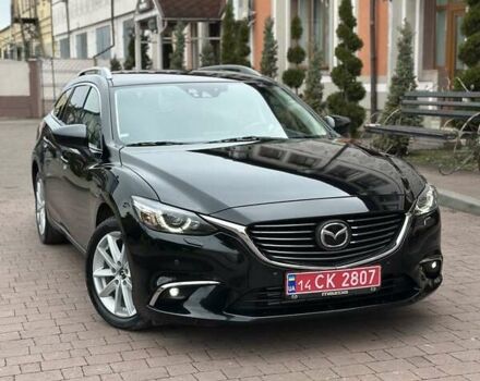 Черный Мазда 6, объемом двигателя 2.19 л и пробегом 177 тыс. км за 15550 $, фото 1 на Automoto.ua