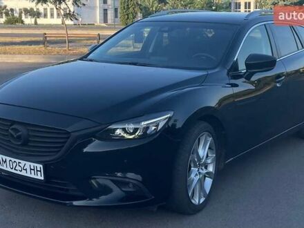Чорний Мазда 6, об'ємом двигуна 2.19 л та пробігом 160 тис. км за 15500 $, фото 1 на Automoto.ua