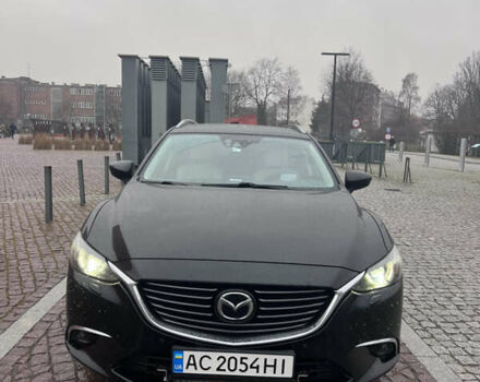 Черный Мазда 6, объемом двигателя 2.19 л и пробегом 222 тыс. км за 14200 $, фото 1 на Automoto.ua