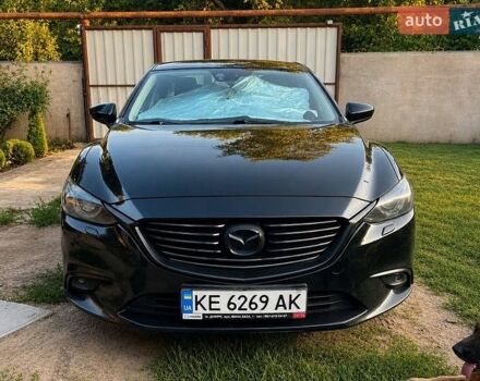 Черный Мазда 6, объемом двигателя 2.19 л и пробегом 180 тыс. км за 13500 $, фото 1 на Automoto.ua