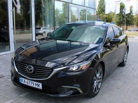 Черный Мазда 6, объемом двигателя 2.49 л и пробегом 210 тыс. км за 11200 $, фото 1 на Automoto.ua