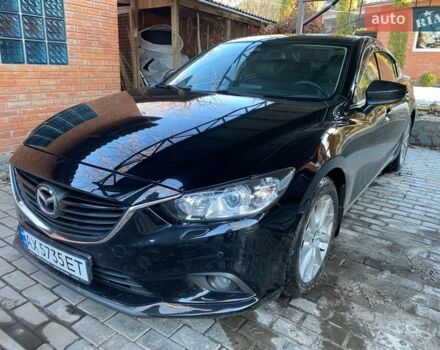 Черный Мазда 6, объемом двигателя 2 л и пробегом 145 тыс. км за 15000 $, фото 1 на Automoto.ua
