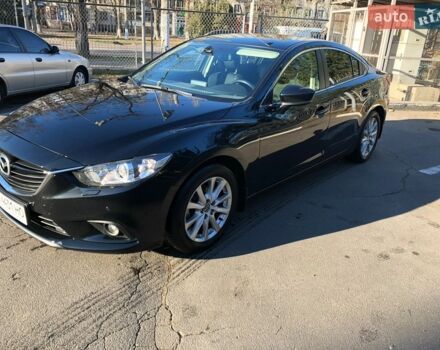 Черный Мазда 6, объемом двигателя 2 л и пробегом 62 тыс. км за 15200 $, фото 1 на Automoto.ua