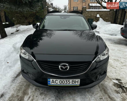 Черный Мазда 6, объемом двигателя 2 л и пробегом 101 тыс. км за 17500 $, фото 1 на Automoto.ua
