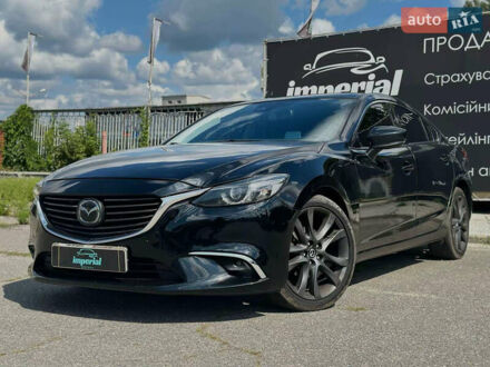 Черный Мазда 6, объемом двигателя 2.49 л и пробегом 151 тыс. км за 14500 $, фото 1 на Automoto.ua