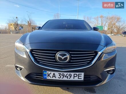 Черный Мазда 6, объемом двигателя 2.49 л и пробегом 148 тыс. км за 14200 $, фото 1 на Automoto.ua