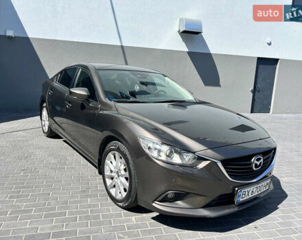 Коричневый Мазда 6, объемом двигателя 2 л и пробегом 165 тыс. км за 14900 $, фото 1 на Automoto.ua