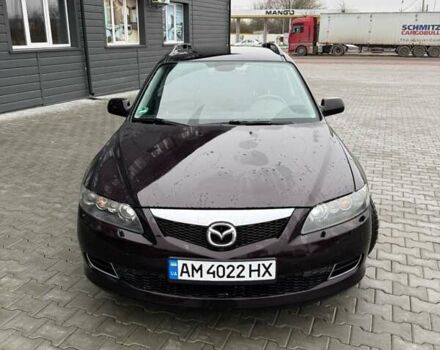 Коричневый Мазда 6, объемом двигателя 2 л и пробегом 235 тыс. км за 5700 $, фото 1 на Automoto.ua