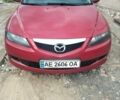 Красный Мазда 6, объемом двигателя 2 л и пробегом 180 тыс. км за 5000 $, фото 1 на Automoto.ua