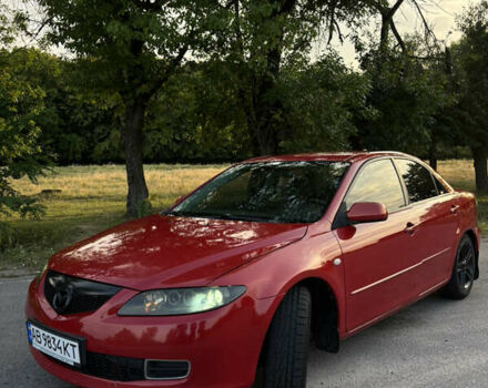 Красный Мазда 6, объемом двигателя 2 л и пробегом 203 тыс. км за 5500 $, фото 1 на Automoto.ua