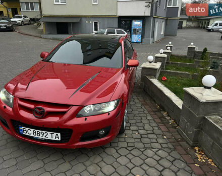 Красный Мазда 6, объемом двигателя 2.26 л и пробегом 152 тыс. км за 5500 $, фото 1 на Automoto.ua