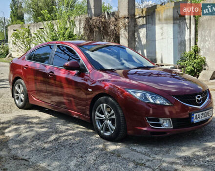 Красный Мазда 6, объемом двигателя 2 л и пробегом 230 тыс. км за 6600 $, фото 1 на Automoto.ua