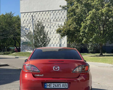 Красный Мазда 6, объемом двигателя 2 л и пробегом 212 тыс. км за 6500 $, фото 6 на Automoto.ua
