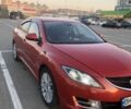 Красный Мазда 6, объемом двигателя 2 л и пробегом 219 тыс. км за 6000 $, фото 1 на Automoto.ua