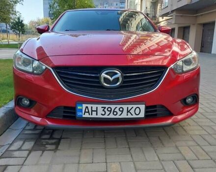 Красный Мазда 6, объемом двигателя 2 л и пробегом 100 тыс. км за 13500 $, фото 1 на Automoto.ua