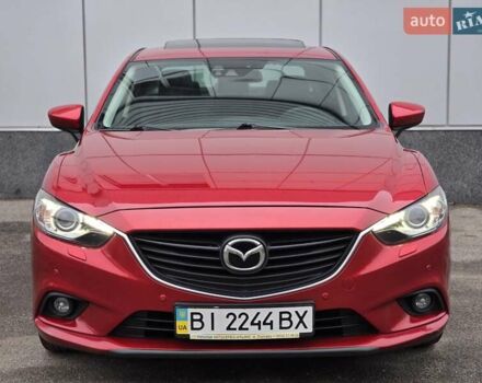Красный Мазда 6, объемом двигателя 2.49 л и пробегом 190 тыс. км за 11700 $, фото 1 на Automoto.ua