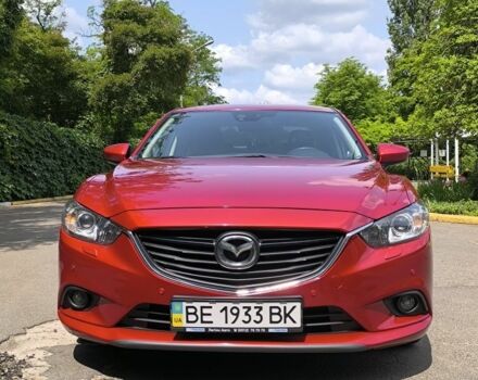 Красный Мазда 6, объемом двигателя 2 л и пробегом 113 тыс. км за 14900 $, фото 1 на Automoto.ua