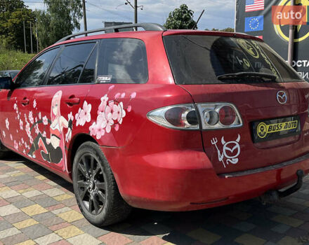 Красный Мазда 6, объемом двигателя 2 л и пробегом 240 тыс. км за 3300 $, фото 4 на Automoto.ua