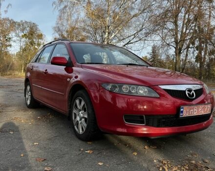 Червоний Мазда 6, об'ємом двигуна 2 л та пробігом 307 тис. км за 5800 $, фото 1 на Automoto.ua