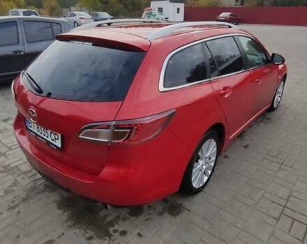 Красный Мазда 6, объемом двигателя 2.2 л и пробегом 225 тыс. км за 6100 $, фото 3 на Automoto.ua