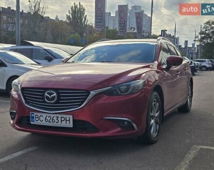 Красный Мазда 6, объемом двигателя 2.2 л и пробегом 161 тыс. км за 14900 $, фото 1 на Automoto.ua