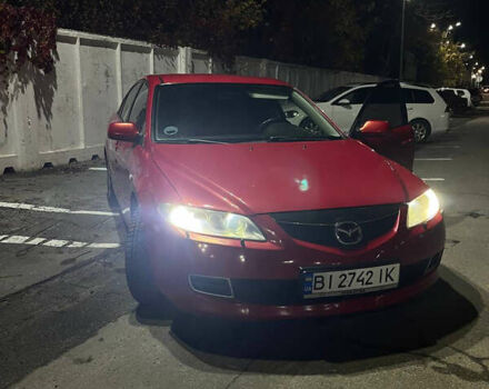 Красный Мазда 6, объемом двигателя 2 л и пробегом 197 тыс. км за 5500 $, фото 2 на Automoto.ua