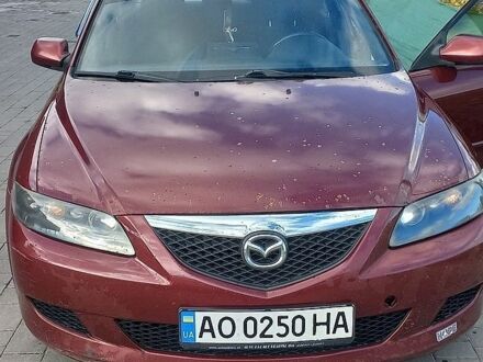 Красный Мазда 6, объемом двигателя 2 л и пробегом 488 тыс. км за 1300 $, фото 1 на Automoto.ua