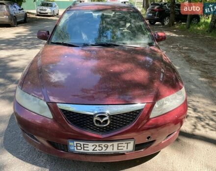 Красный Мазда 6, объемом двигателя 2 л и пробегом 252 тыс. км за 1700 $, фото 1 на Automoto.ua