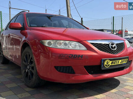 Красный Мазда 6, объемом двигателя 2 л и пробегом 240 тыс. км за 3300 $, фото 1 на Automoto.ua