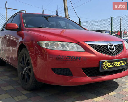 Красный Мазда 6, объемом двигателя 2 л и пробегом 240 тыс. км за 3300 $, фото 1 на Automoto.ua