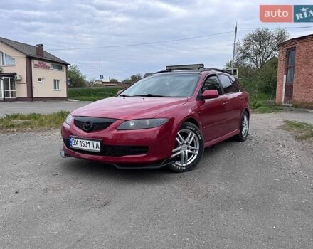 Красный Мазда 6, объемом двигателя 2 л и пробегом 370 тыс. км за 5700 $, фото 1 на Automoto.ua