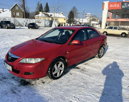 Красный Мазда 6, объемом двигателя 2 л и пробегом 273 тыс. км за 4200 $, фото 1 на Automoto.ua